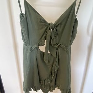Hello Molly green romper
